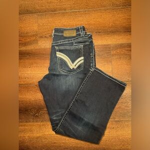 Men’s Buckle Black Jeans